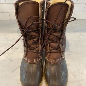 10” Shearling Bean Boot Women’s